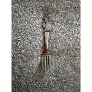 Vintage Disney Donald Duck Stainless Steel Fork by Bonny Korea 5.5 Inch